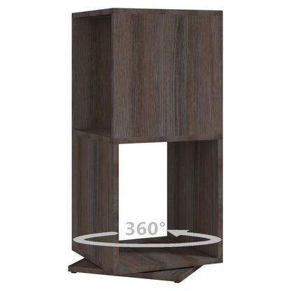 Armadietto Girevole Grigio Rovere 34,5x34,5x75,5cm Truciolato | homemem39
