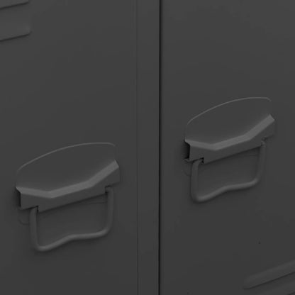 Armadio Industriale Antracite 67x35x107 cm in Acciaio - homemem39