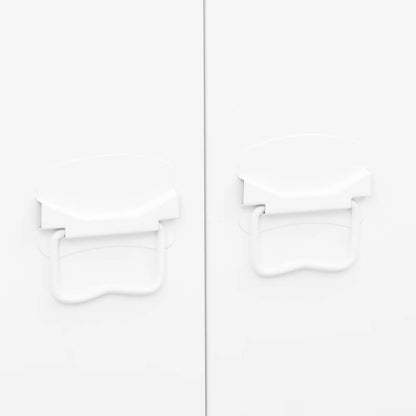Armadio Bianco Industriale 90x50x180 cm in Metallo
