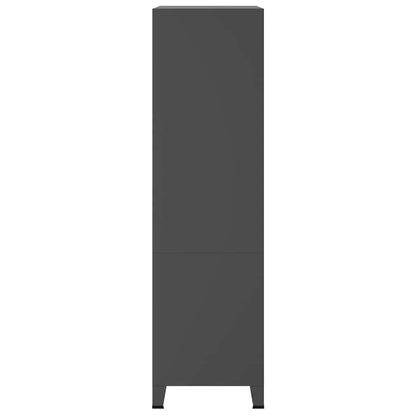 Armadio Antracite Industriale 90x50x180 cm in Metallo
