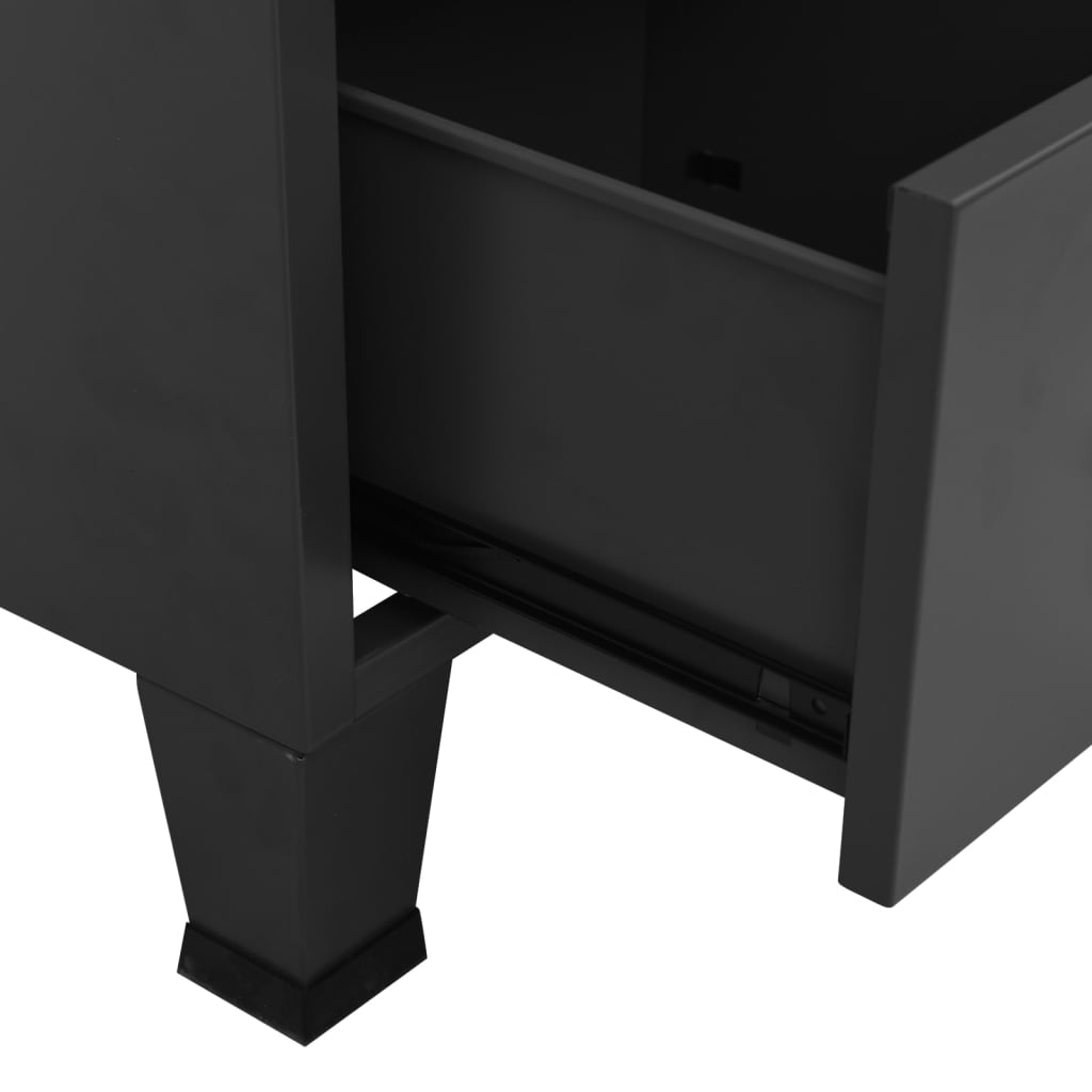 Classificatore Industriale Antracite 70x40x115 cm in Metallo