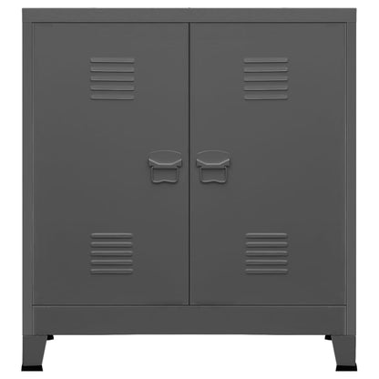 Classificatore Industriale Antracite 90x40x100 cm in Acciaio - homemem39