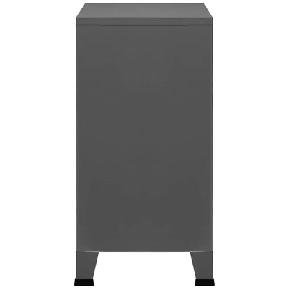 Classificatore Industriale Antracite 75x40x80 cm in Acciaio - homemem39