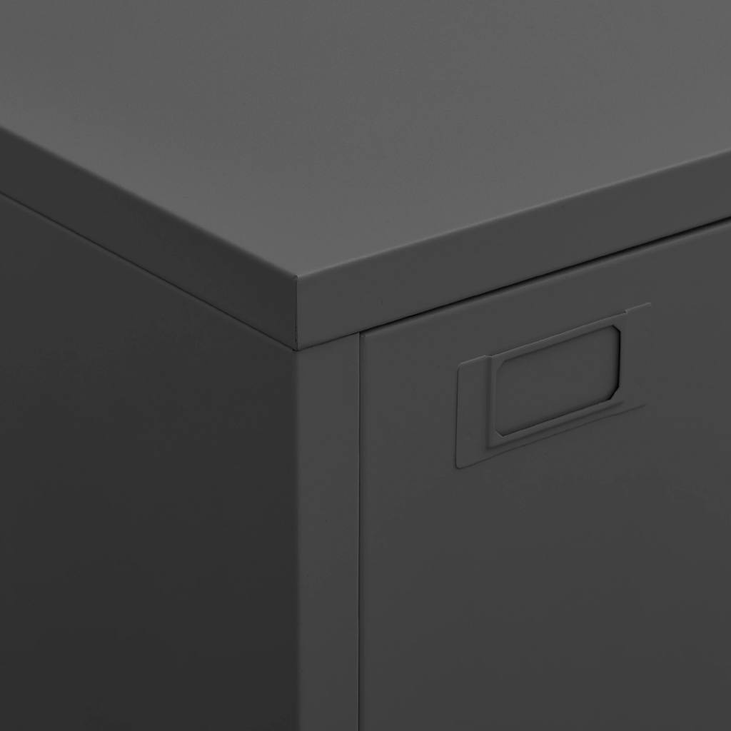 Classificatore Industriale Antracite 75x40x115 cm in Metallo | homemem39