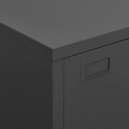 Classificatore Industriale Antracite 75x40x115 cm in Metallo | homemem39