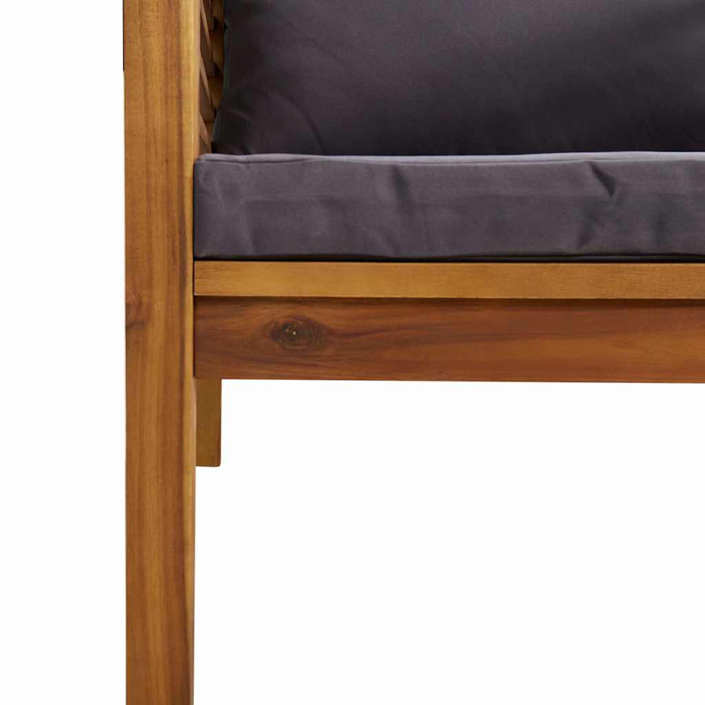 Set Divani da Giardino 5 pz con Cuscini in Massello di Acacia | homemem39