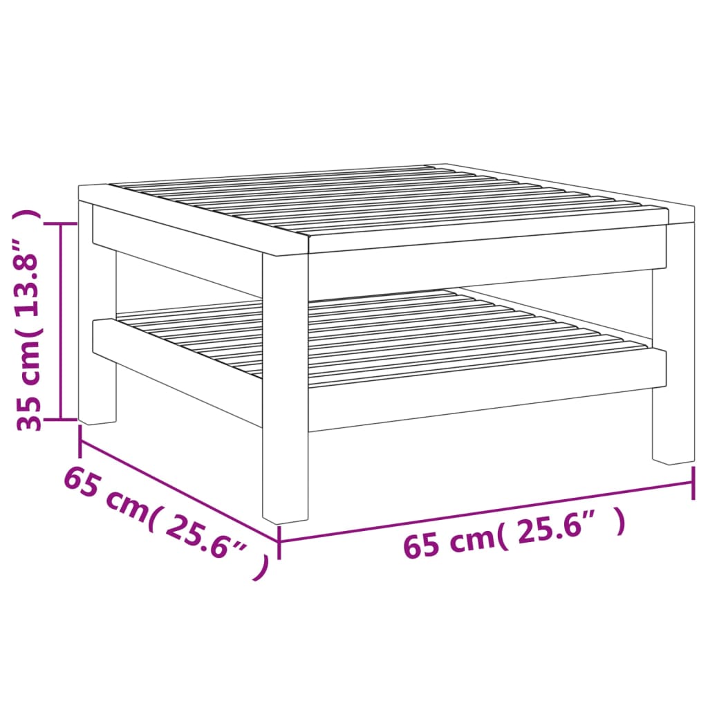 Set Divani da Giardino 6 pz con Cuscini in Massello di Acacia | homemem39