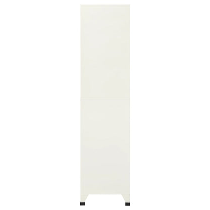 Armadietto con Serratura Grigio e Blu 90x45x180 cm in Acciaio - homemem39