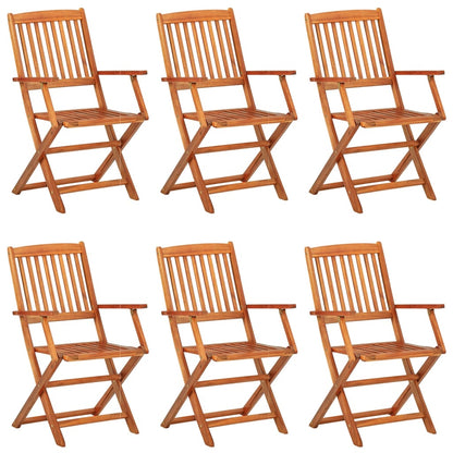 Set da Pranzo da Giardino 7pz 180x90x75cm Legno Massello Acacia - homemem39
