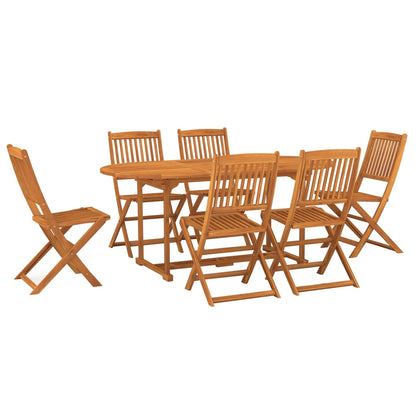 Set da Pranzo da Giardino 7pz 180x90x75cm Legno Massello Acacia - homemem39