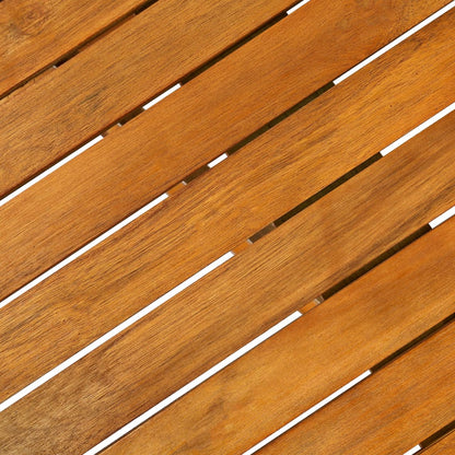 Set da Pranzo da Giardino 11 pz 280x90x75 cm Massello di Acacia | homemem39