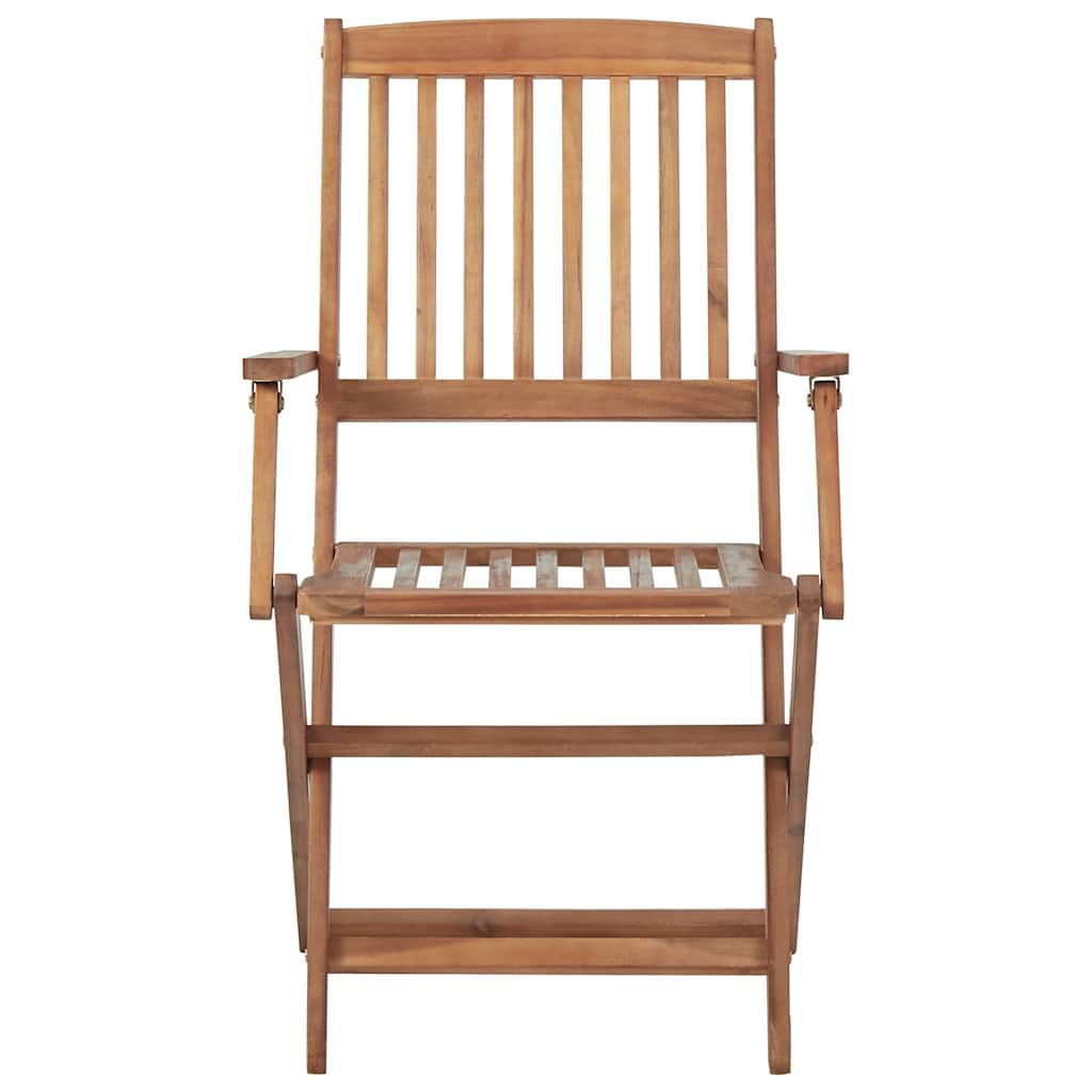 Set da Pranzo da Giardino 5 pz in Legno Massello di Acacia | homemem39