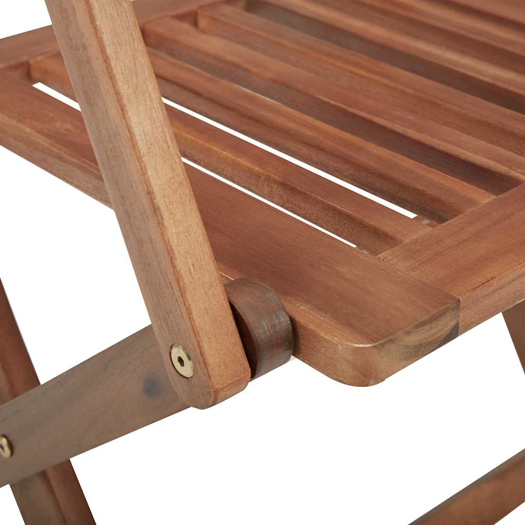 Set da Pranzo da Giardino 5 pz in Legno Massello di Acacia | homemem39