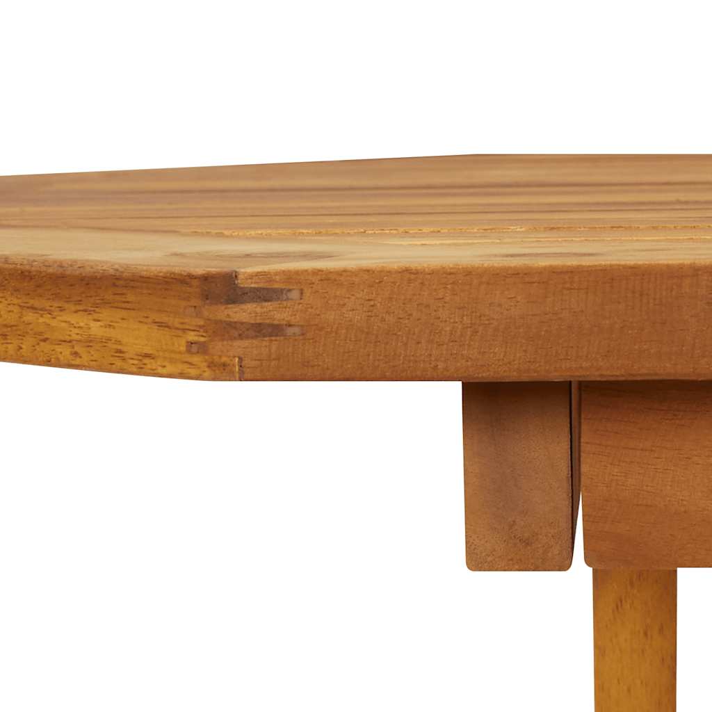 Set da Pranzo da Giardino 5 pz in Legno Massello di Acacia | homemem39
