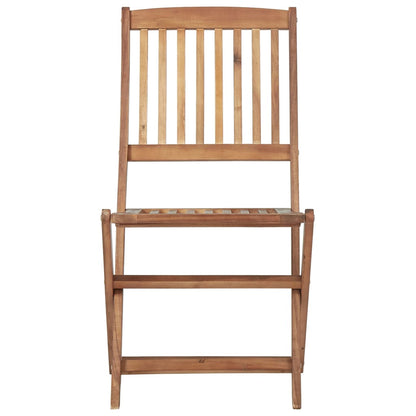 Set da Pranzo da Giardino 5 pz in Legno Massello di Acacia | homemem39