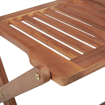 Set da Pranzo da Giardino 5 pz in Legno Massello di Acacia | homemem39