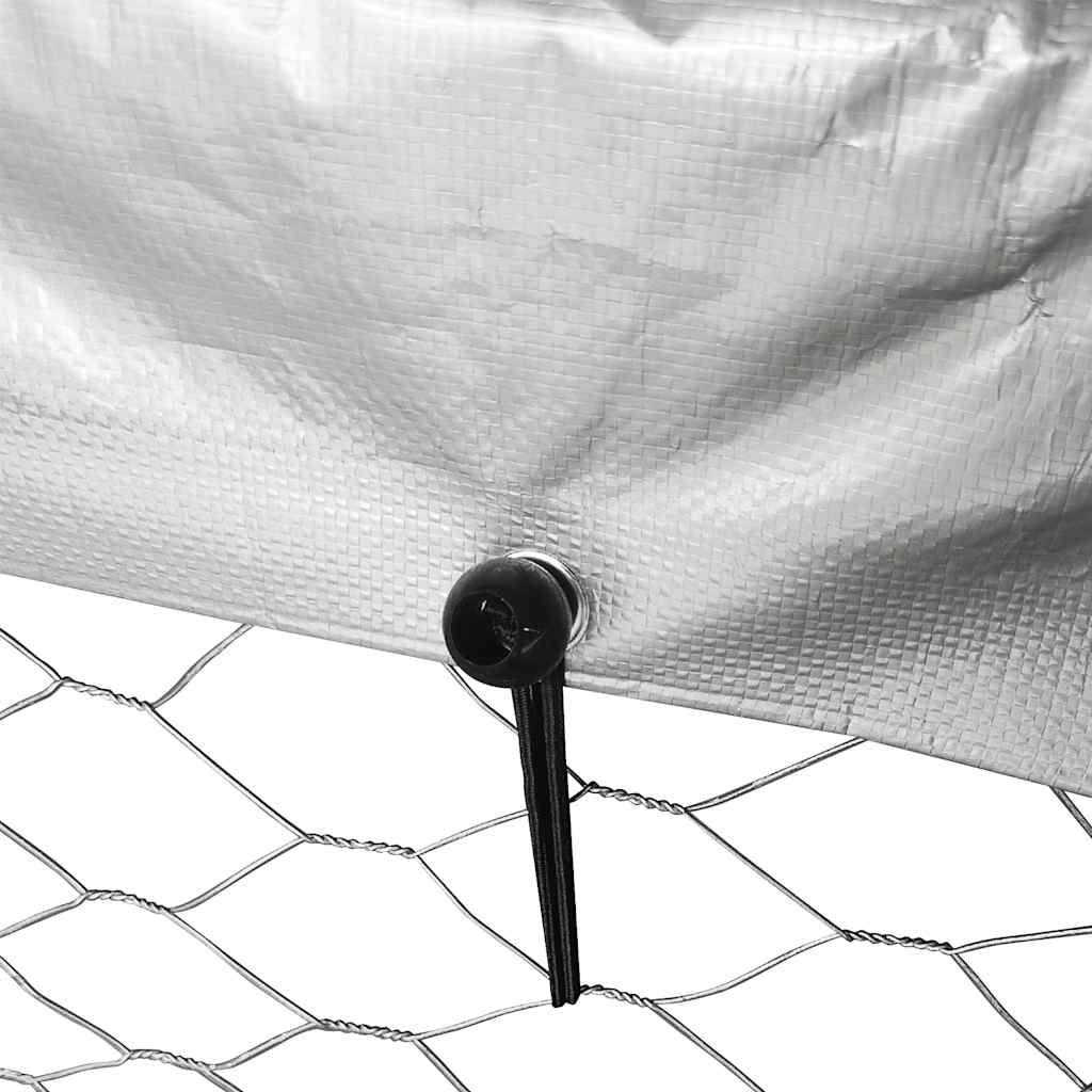 Gabbia per Cani da Esterno con Tetto 200x200x150 cm | homemem39