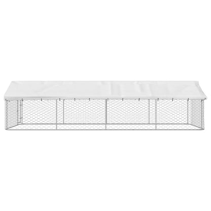 Gabbia per Cani da Esterno con Tetto 600x300x150 cm - homemem39