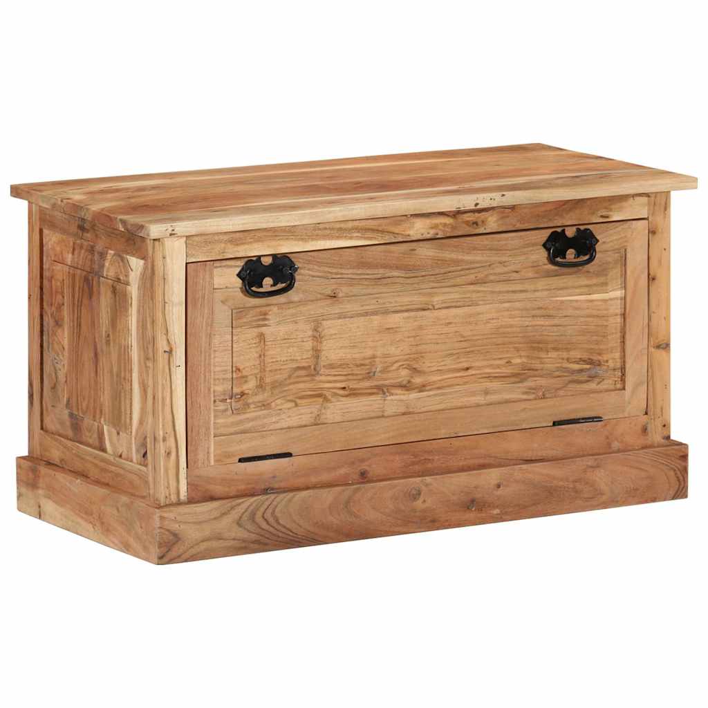 Panca con Scarpiera 85x40x45 cm in Legno Massello di Acacia