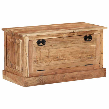 Panca con Scarpiera 85x40x45 cm in Legno Massello di Acacia