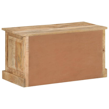 Panca con Scarpiera 85x40x45 cm in Legno Massello di Mango | homemem39
