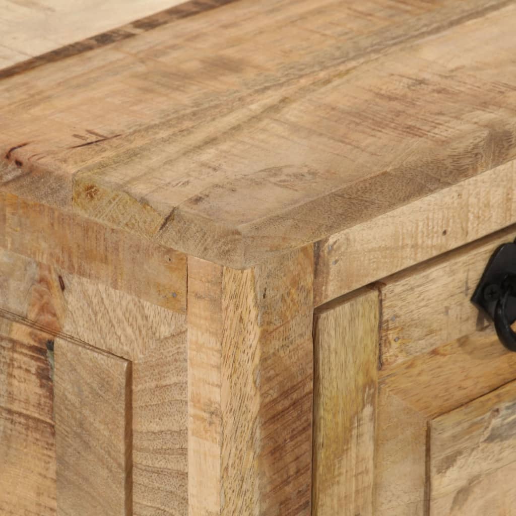 Panca con Scarpiera 85x40x45 cm in Legno Massello di Mango | homemem39