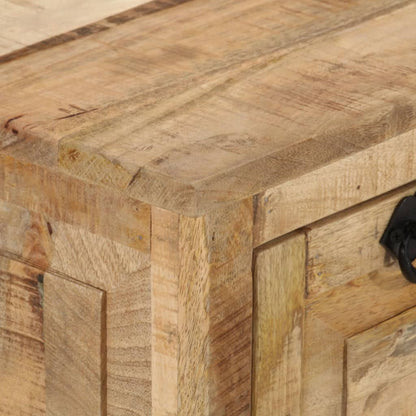 Panca con Scarpiera 85x40x45 cm in Legno Massello di Mango | homemem39
