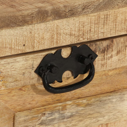 Panca con Scarpiera 85x40x45 cm in Legno Massello di Mango | homemem39