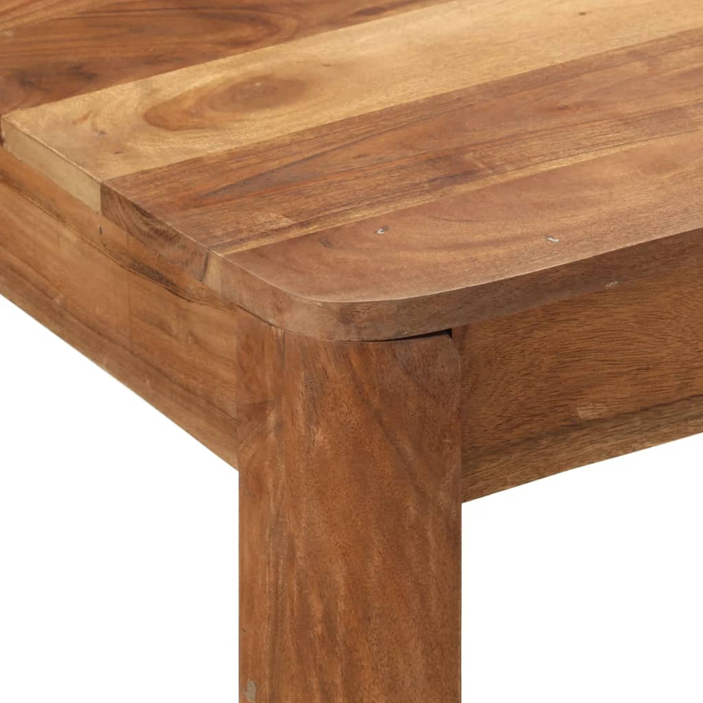 Tavolo da Bar in Legno Acacia con Finitura Ambra 110x55x106 cm | homemem39