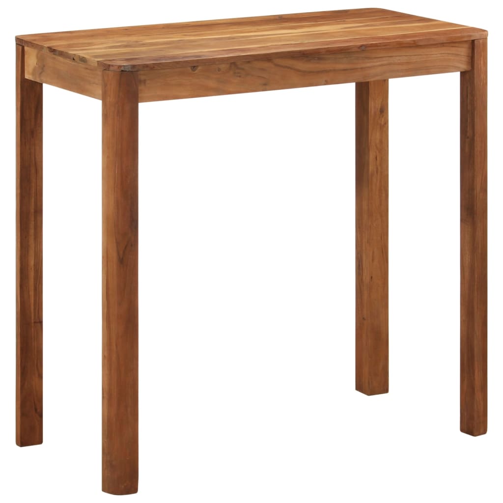 Tavolo da Bar in Legno Acacia con Finitura Ambra 110x55x106 cm | homemem39