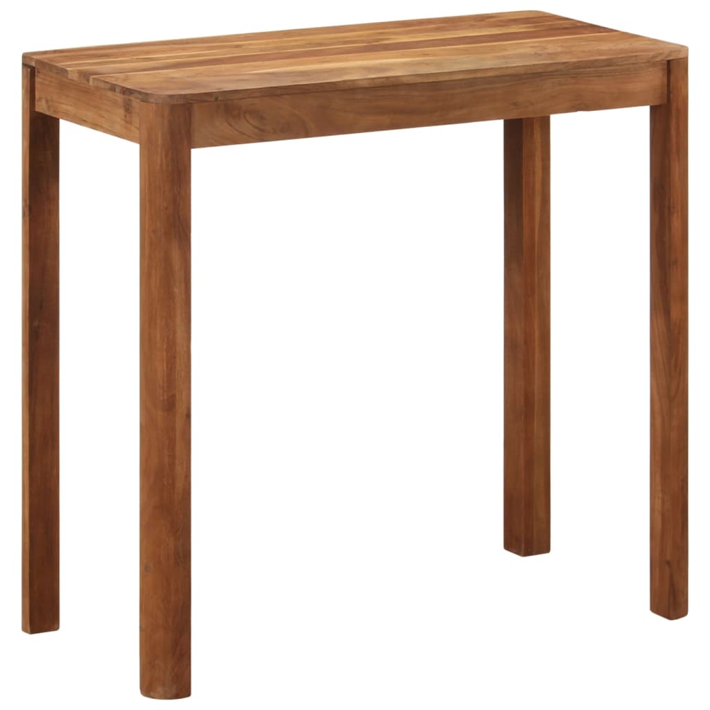 Tavolo da Bar in Legno Acacia con Finitura Ambra 110x55x106 cm | homemem39