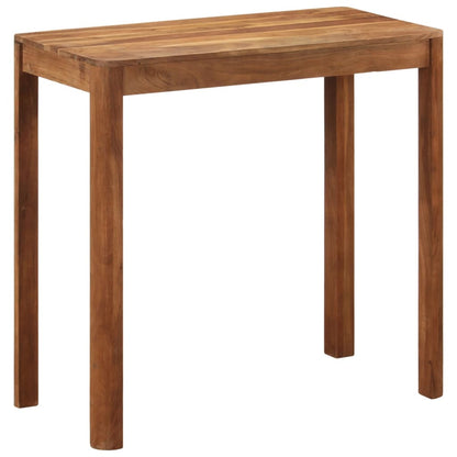 Tavolo da Bar in Legno Acacia con Finitura Ambra 110x55x106 cm | homemem39