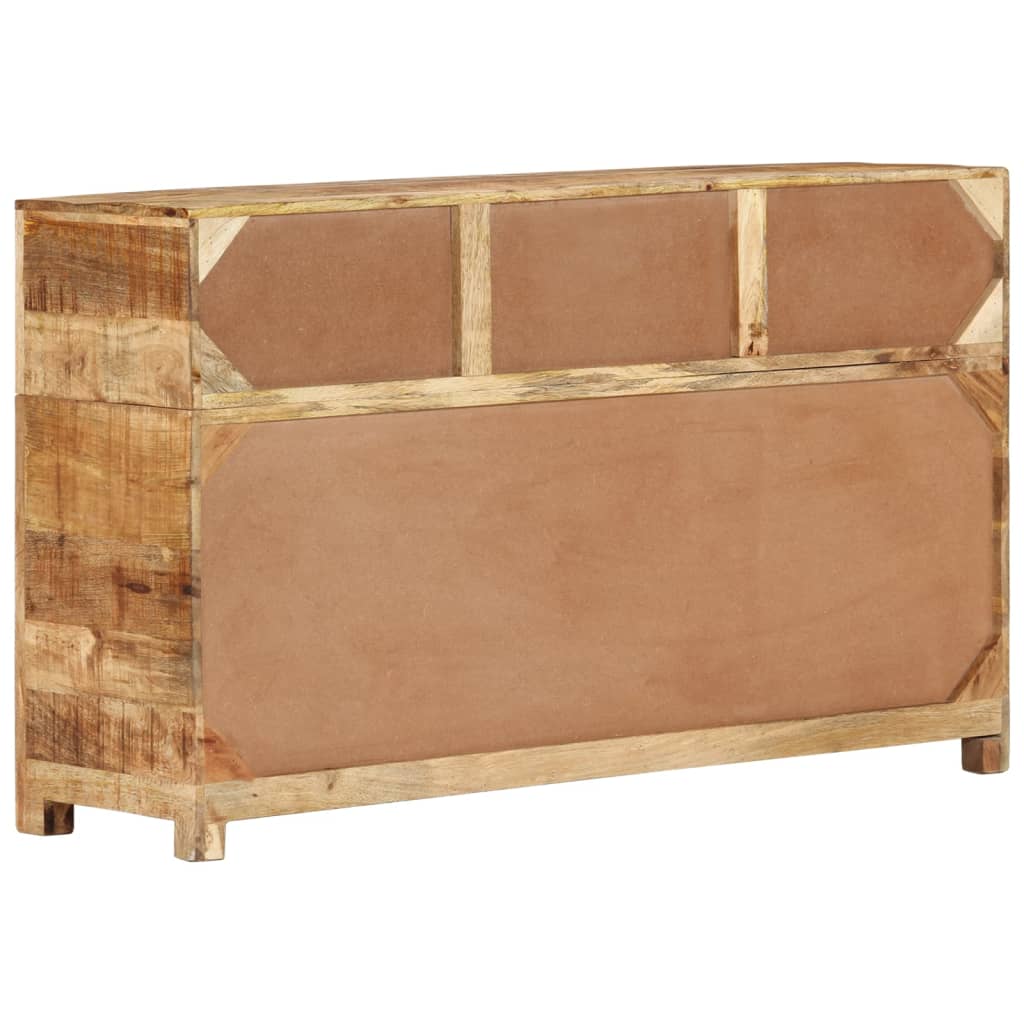 Credenza 110x30x65 cm in Legno Massello di Mango