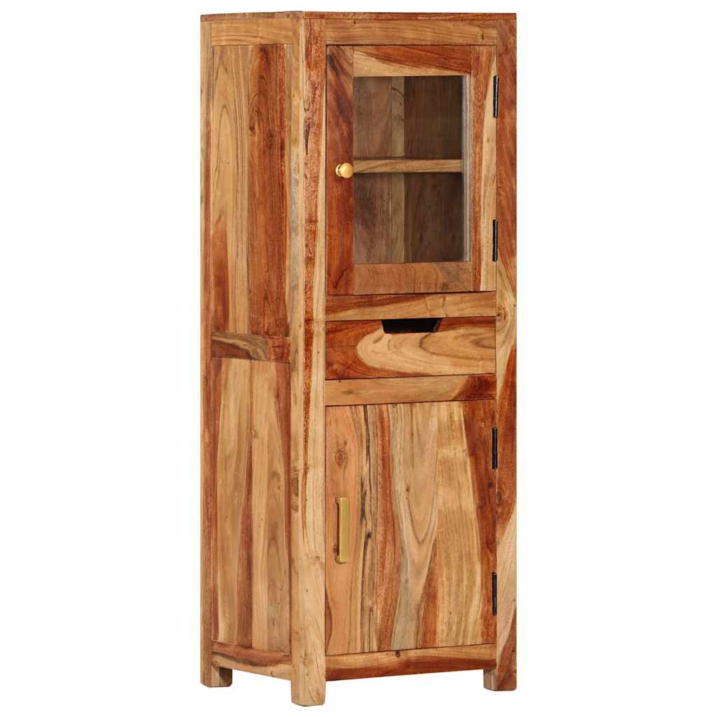 Credenza 40x34x110 cm in Legno Massello d'Acacia