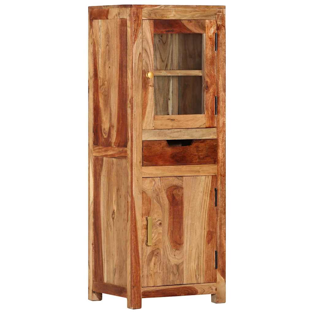 Credenza 40x34x110 cm in Legno Massello d'Acacia