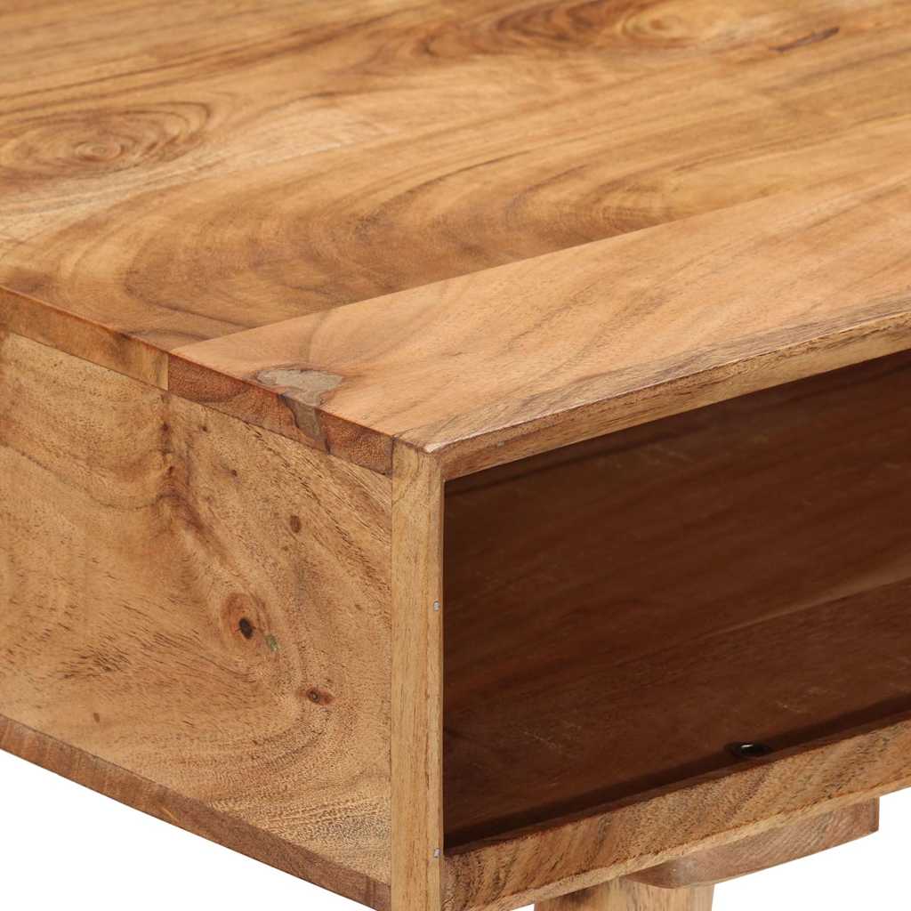 Scrivania 110x50x76 cm in Legno Massello di Acacia