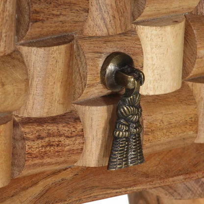 Scrivania 110x50x76 cm in Legno Massello di Acacia