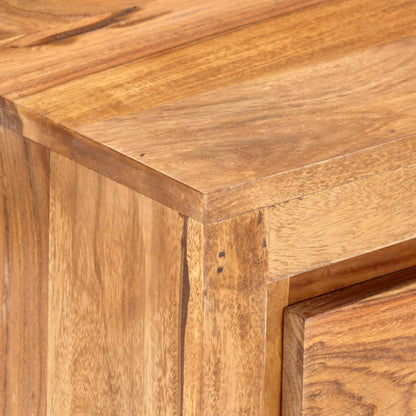 Cassettiera 60x33x75 cm in Legno Massello di Acacia | homemem39