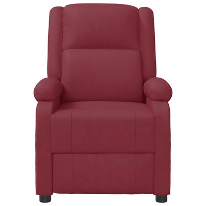 Poltrona Massaggiante Rosso Vino in Similpelle | homemem39