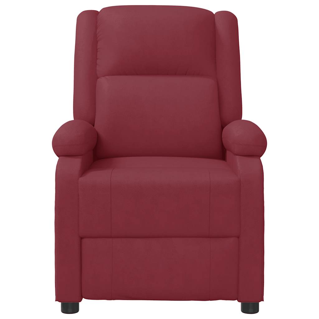 Poltrona Massaggiante Rosso Vino