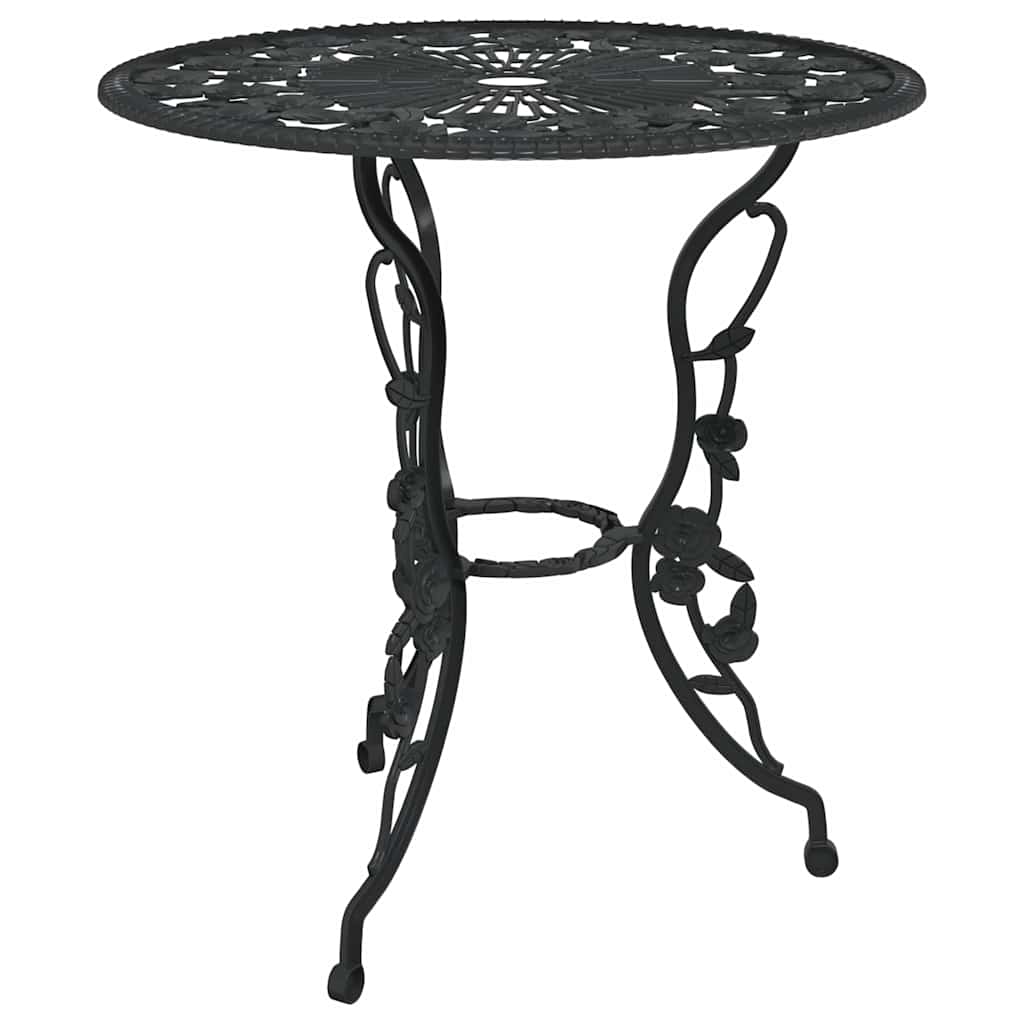 Set da Bistrot 3 pz in Alluminio Pressofuso Nero | homemem39