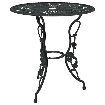 Set da Bistrot 3 pz in Alluminio Pressofuso Nero | homemem39