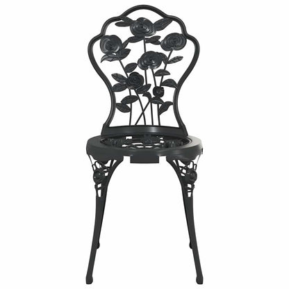 Set da Bistrot 3 pz in Alluminio Pressofuso Nero | homemem39