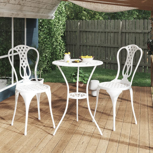 Set da Bar 3 pz in Alluminio Pressofuso Bianco | homemem39