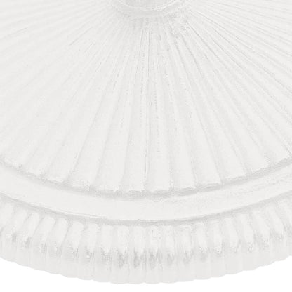 Base per Ombrellone Bianca 45x45x30 cm in Ghisa - homemem39