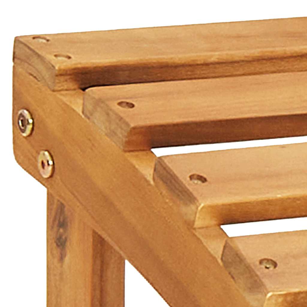 Sedia da Giardino Adirondack con Poggiapiedi Massello di Acacia | homemem39
