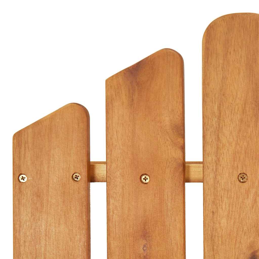 Sedia da Giardino Adirondack con Poggiapiedi Massello di Acacia | homemem39
