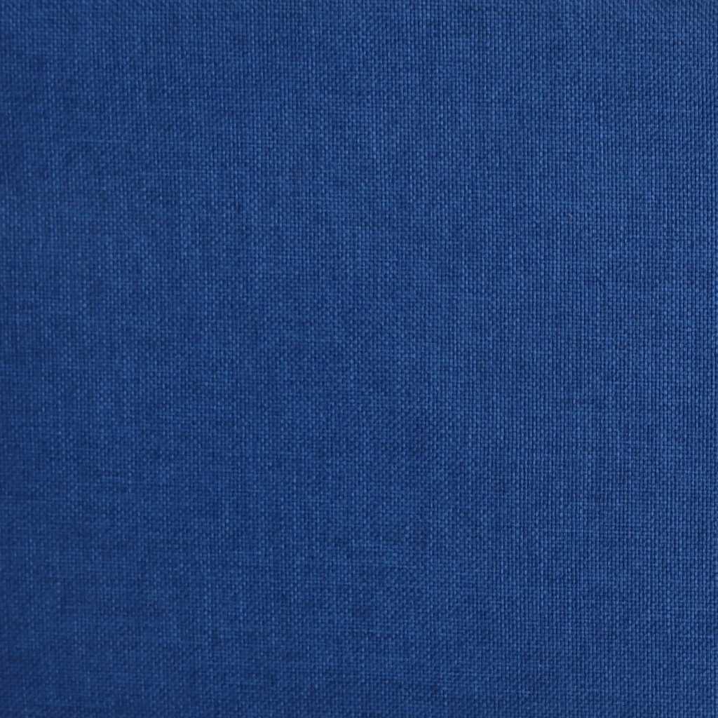 Sedie da Pranzo Girevoli 6 pz Blu in Tessuto