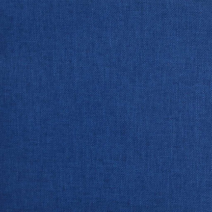 Sedie da Pranzo Girevoli 6 pz Blu in Tessuto