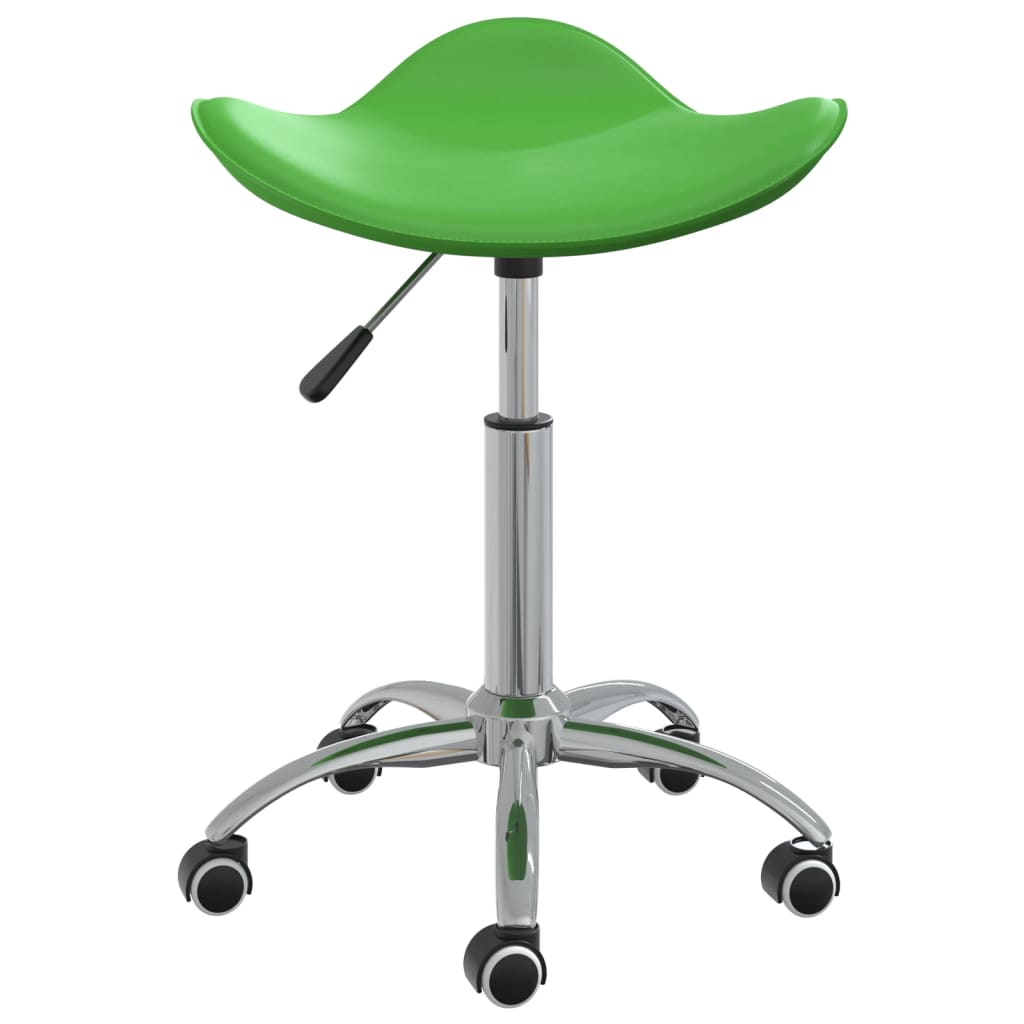Sedia da Pranzo Girevole Verde in Similpelle | homemem39